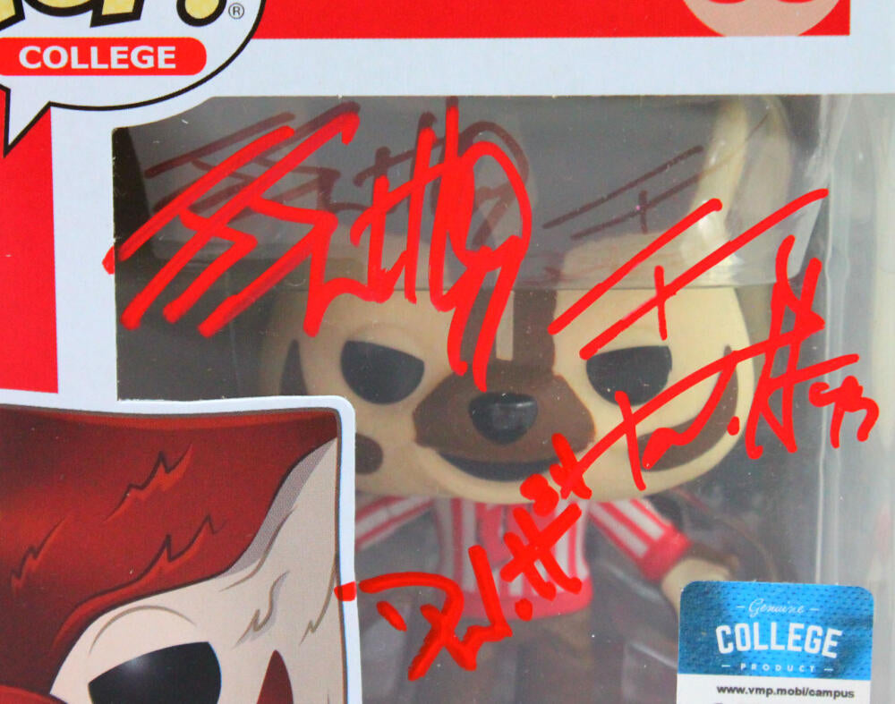 JJ Watt, T. J. Watt & Derek Watt Signed Wisconsin Badgers #09 Bucky Badger Funko  Pop! Vinyl Figure (JSA)