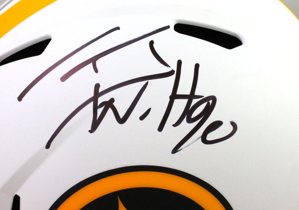 TJ Watt Autographed Pittsburgh Steelers Lunar F/S SpeedFlex Helmet- Be –  The Jersey Source