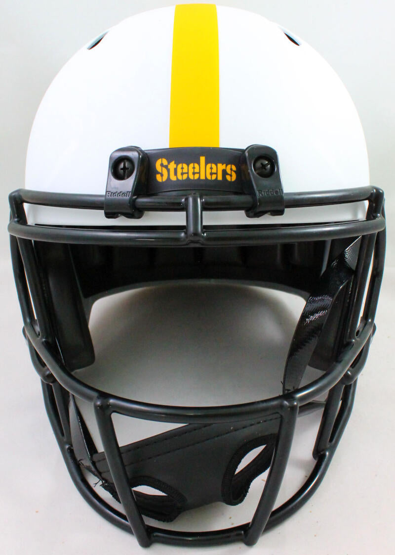 TJ Watt Autographed Pittsburgh Steelers Lunar Speed Mini Helmet-Becket –  The Jersey Source