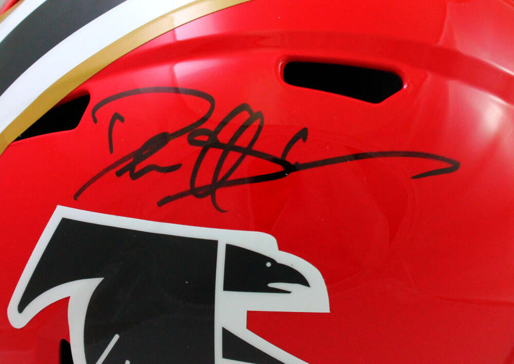 Deion Sanders Autographed Atlanta Falcons 66-69 TB Mini Helmet-Beckett –  The Jersey Source