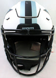 Deion Sanders Autographed Dallas Cowboys Lunar SpeedFlex F/S Helmet w/HOF- Beckett W *Blue