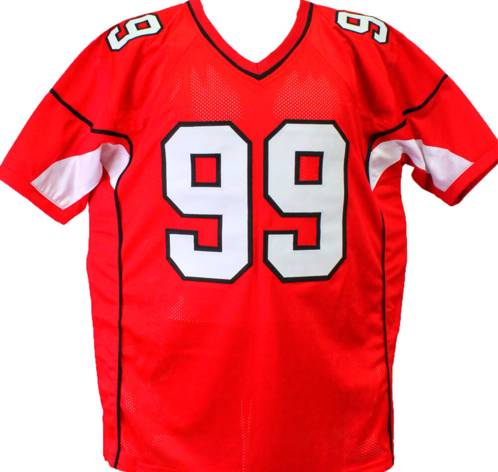 JJ Watt Autographed Red College Style Jersey-Beckett W Hologram Black at  's Sports Collectibles Store