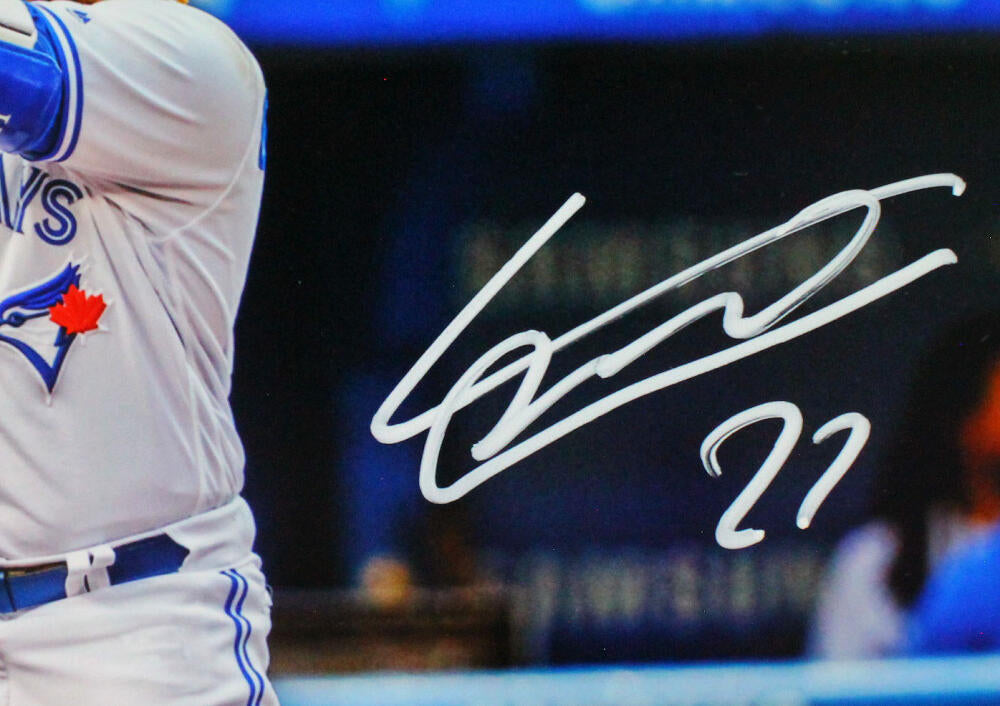 Vladimir Guerrero JR & SR Expos Blue Jays Dual Signed Autograph Custom –  MisterMancave