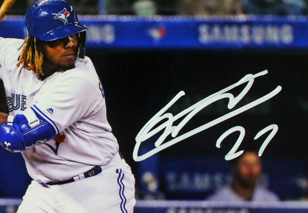 Framed Vladimir Guerrero Jr. Toronto Blue Jays Autographed Royal
