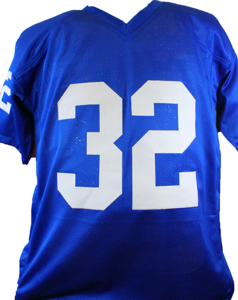 The Jersey Source John Riggins Autographed Blue College Style Jersey- Beckett W Hologram *Black