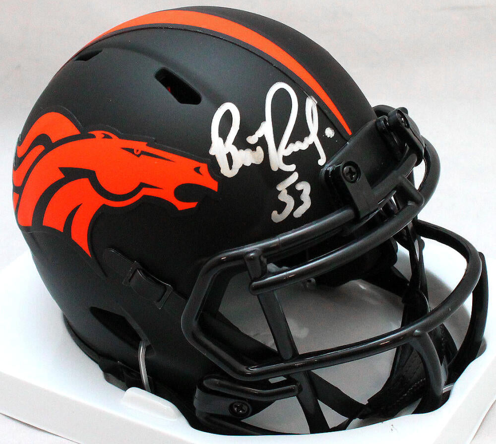 Shop Bill Romanowski Denver Broncos Signed Logo Football