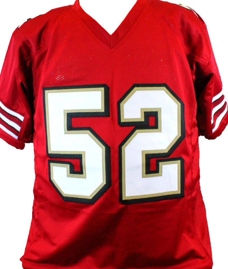 The Jersey Source Patrick Willis Autographed Red Pro Style Triple Stitch Jersey w/Insc.- Beckett W Hologram *Black