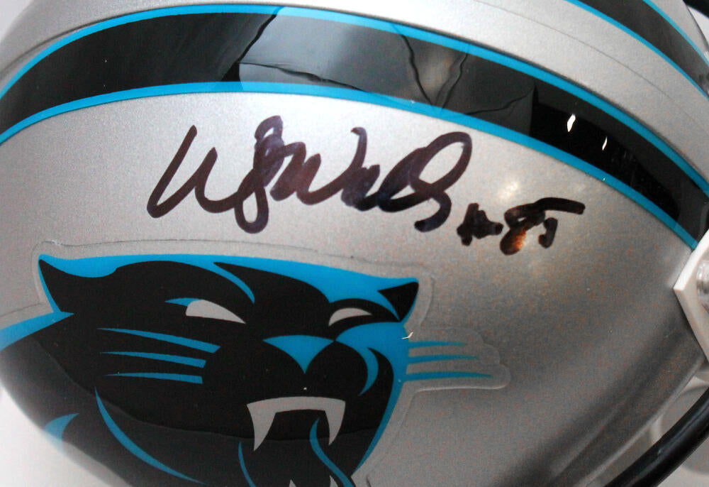 Carolina Panthers Wesley Walls Autographed Black Jersey Beckett