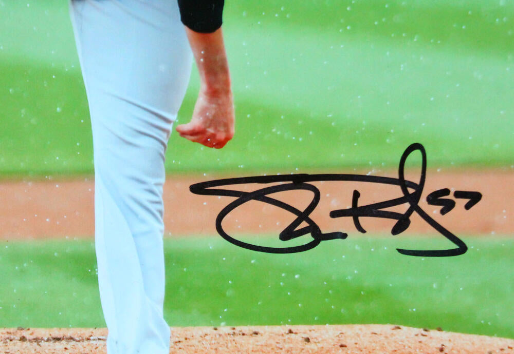 Shane Bieber Signed Cleveland Indians Pitching 8x10 Photo w/Go Tribe -  Beckett