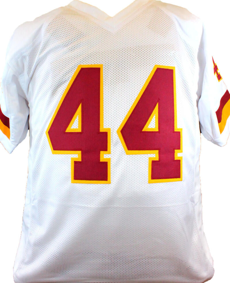 John Riggins Autographed/Signed Pro Style White XL Jersey Beckett