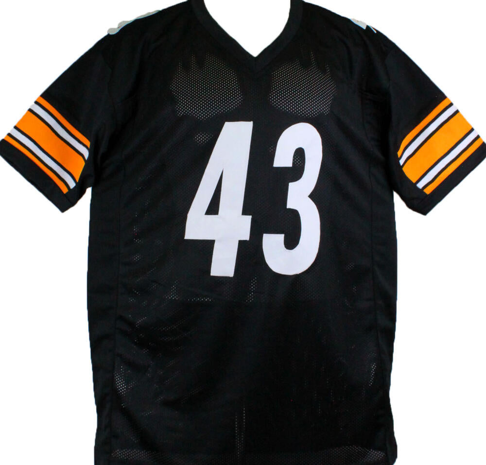 Troy Polamalu Autographed Black Pro Style Jersey - Beckett W Hologram – The  Jersey Source