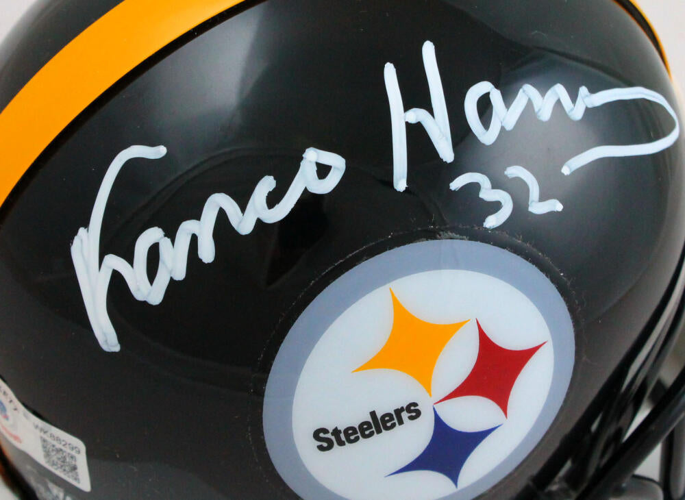 Franco Harris Autographed Pittsburgh Steelers Mini Helmet- Beckett W H –  The Jersey Source