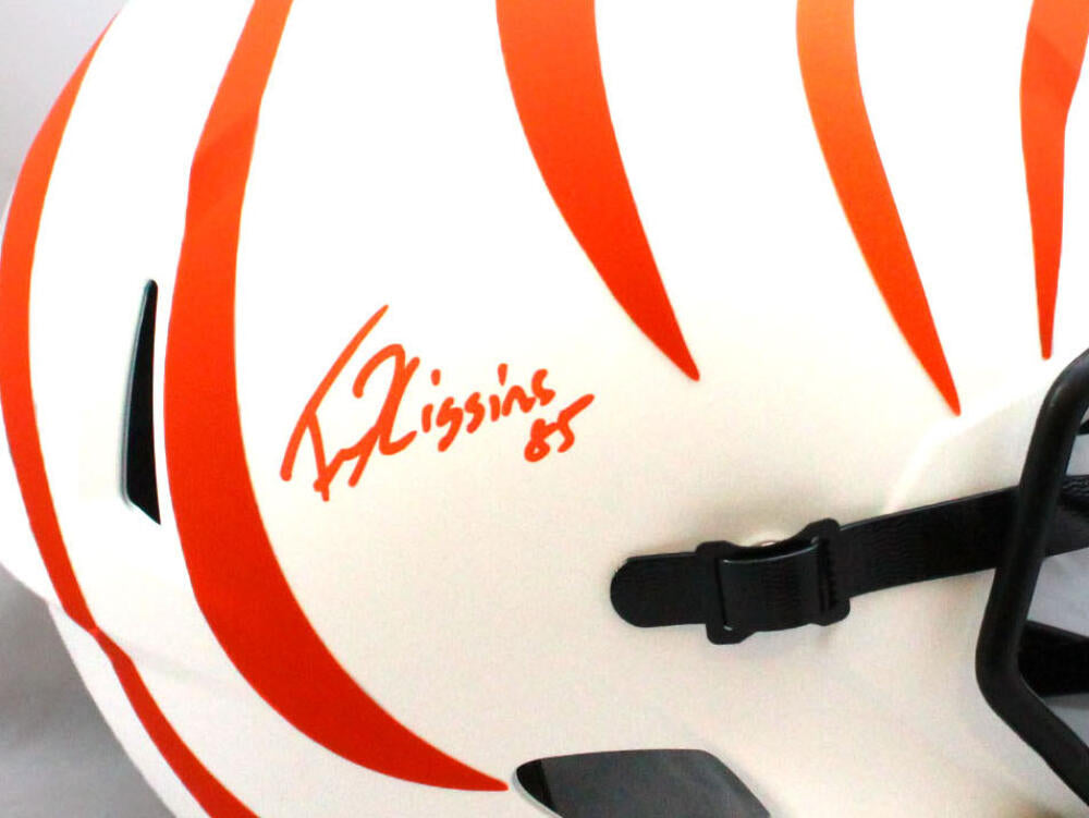 Tee Higgins Cincinnati Bengals Autographed Signed Lunar Mini Helmet -  Beckett Authentic