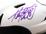 Adrian Peterson Autographed Minnesota Vikings F/S Lunar SpeedFlex Helmet- Beckett W Hologram