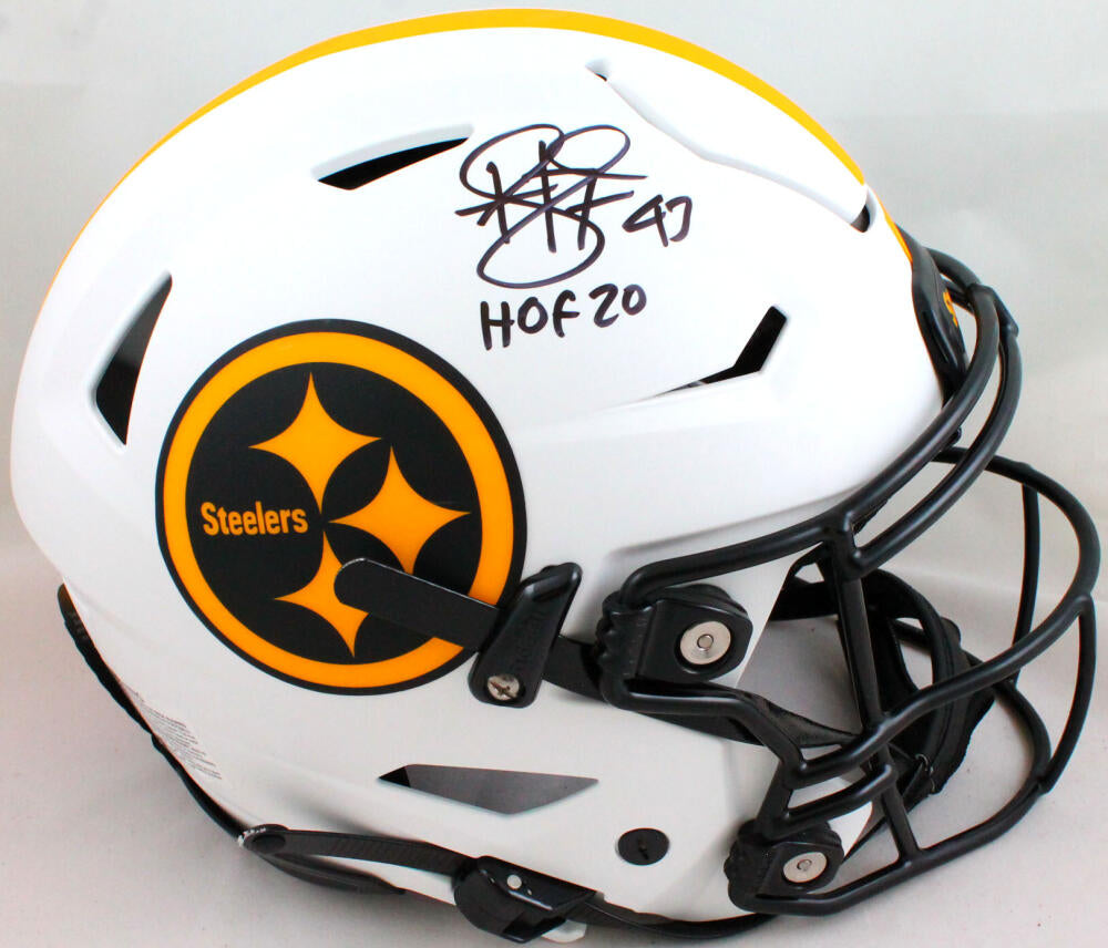 Troy Polamalu Autographed Pittsburgh Steelers Authentic Speed Helmet