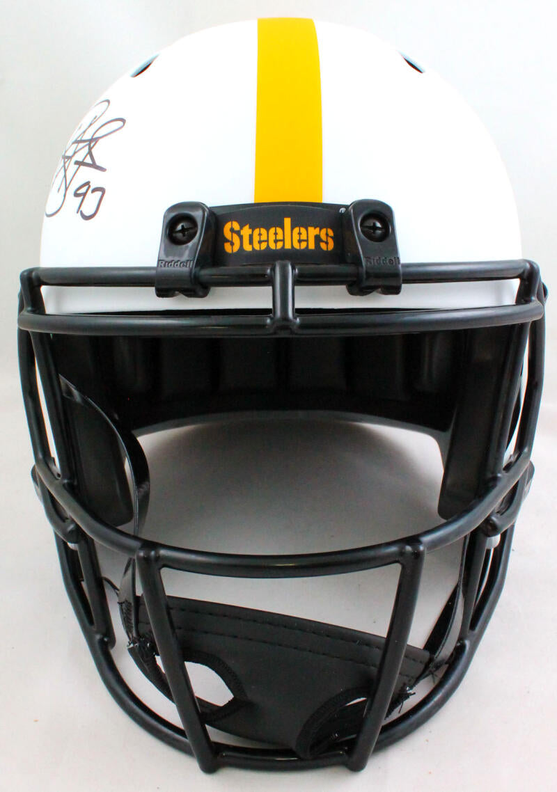 Troy Polamalu Pittsburgh Steelers Autographed Riddell Speed Mini Helmet