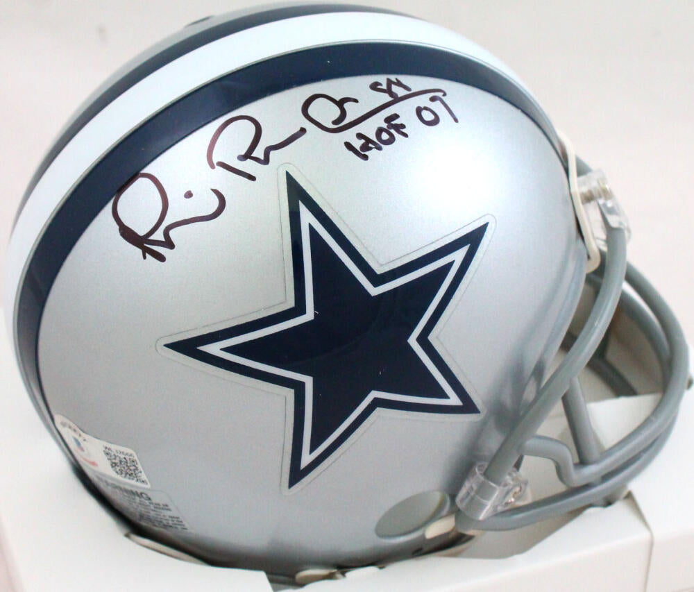 Michael Irvin Autographed Dallas Cowboys Mini Helmet w/HOF-Beckett W H –  The Jersey Source