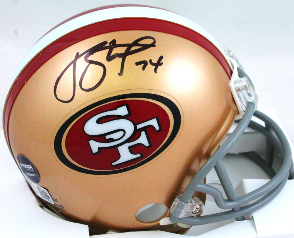 Joe Staley Signed San Fransisco Red Football Jersey (Beckett)