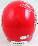 Marshall Faulk Autographed San Diego Aztecs 1993 Schutt Mini Helmet-Beckett W Hologram *White