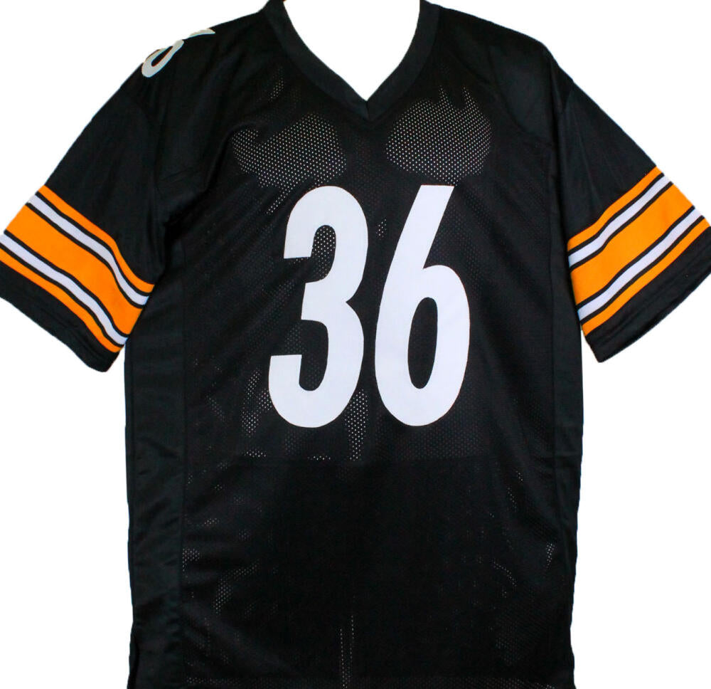 The Jersey Source Jerome Bettis Autographed Black Pro Style Jersey - Beckett W Hologram *Black