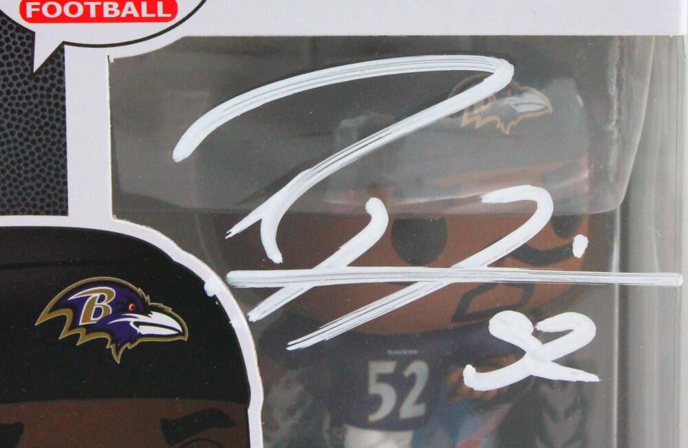 Ray Lewis Autographed Baltimore Ravens Funko Pop Figurine #152 w/#- Be –  The Jersey Source