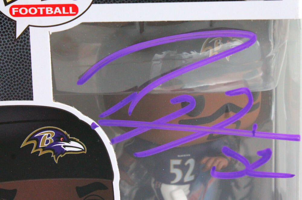 Ray Lewis Autographed Baltimore Ravens Funko Pop Figurine #152 w/#- Be –  The Jersey Source