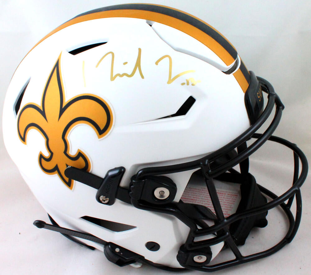 Michael Thomas Autographed Saints Speed Flex Lunar F/S Helmet- Beckett W  Hologram *Gold