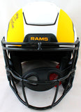 Eric Dickerson Autographed LA Rams F/S Lunar SpeedFlex Helmet w/ 2 Insc - Beckett W Hologram