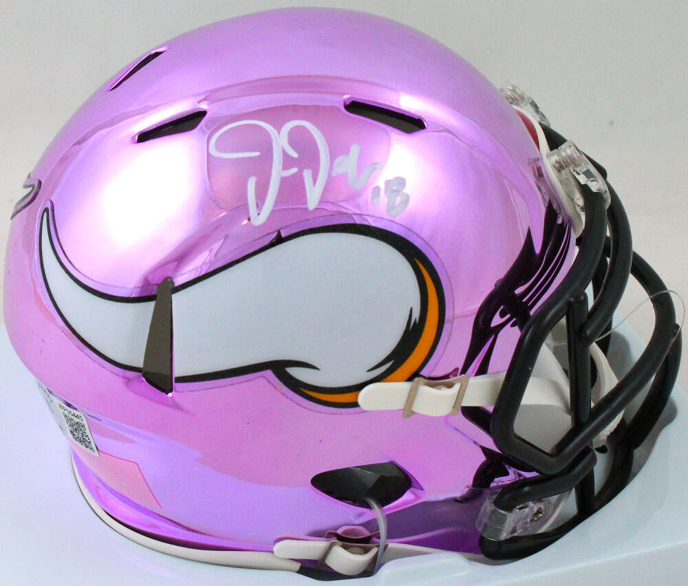 Nfl Minnesota Vikings Chrome Mini Hover Helmet Sports Memorabilia