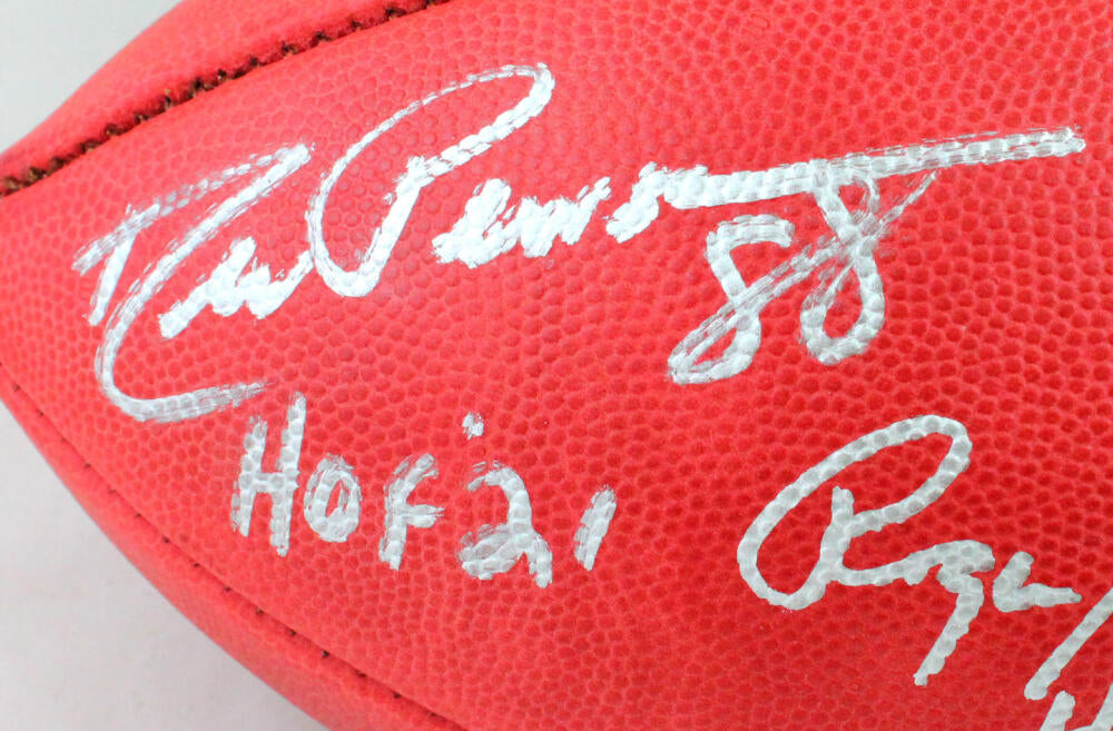 Roger Staubach/Drew Pearson/Tony Dorsett Autographed Logo Football W/ – The  Jersey Source