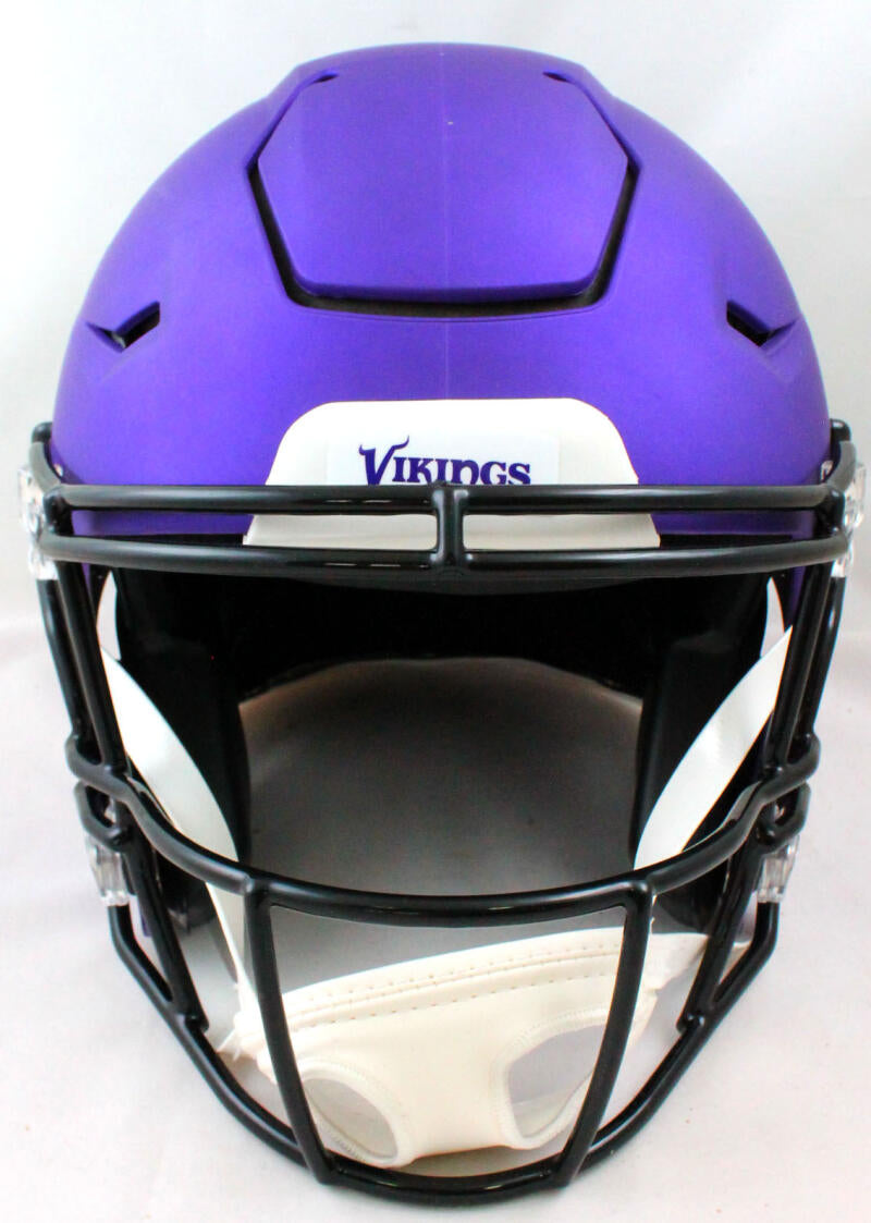 Justin Jefferson Autographed Minnesota Vikings F/S SpeedFlex Helmet w/ –  The Jersey Source