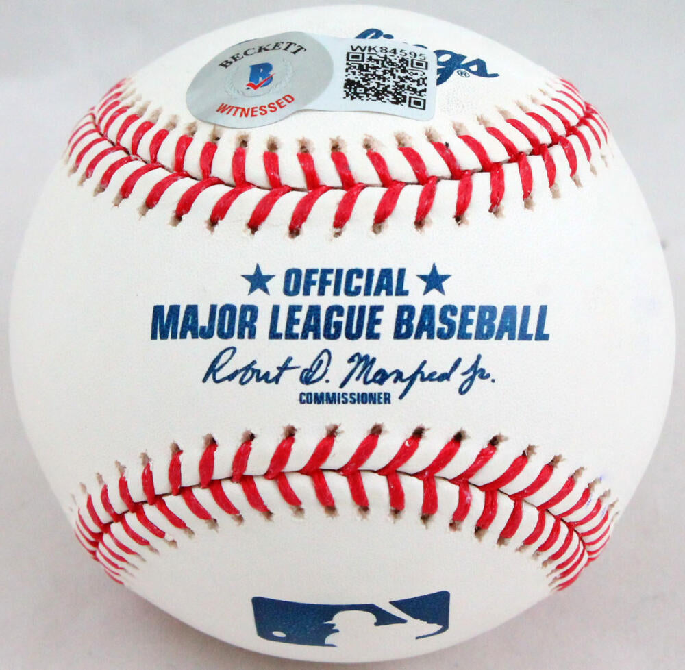 Yordan Alvarez Autographed Rawlings OML Baseball- Beckett W Hologram * –  The Jersey Source