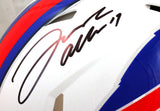 Josh Allen Autographed Buffalo Bills F/S 2021 Speed Authentic Helmet-Beckett W Hologram *Black Image 2