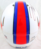 Josh Allen Autographed Buffalo Bills F/S 2021 Speed Authentic Helmet-Beckett W Hologram *Black Image 4