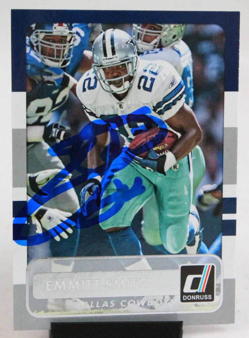 2015 Donruss #167 Emmitt Smith Auto Cowboys Autograph Beckett