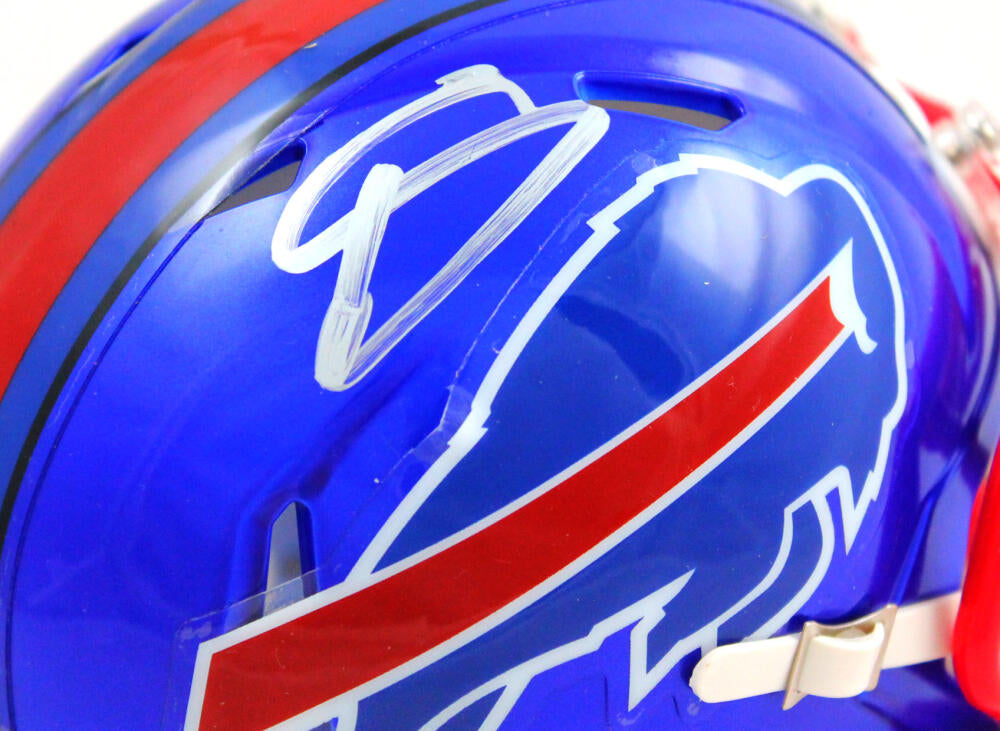 Stefon Diggs Signed Bills Speed Mini Helmet (Beckett)