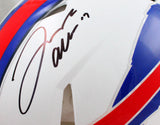 Allen/Diggs Autographed Buffalo Bills 2021 F/S Speed Authentic Helmet-Beckett W Hologram