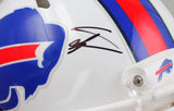 Allen/Diggs Autographed Buffalo Bills 2021 F/S Speed Authentic Helmet-Beckett W Hologram