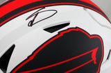 Stefon Diggs Autographed Buffalo Bills F/S Lunar SpeedFlex Authentic Helmet-Beckett W Hologram *Black