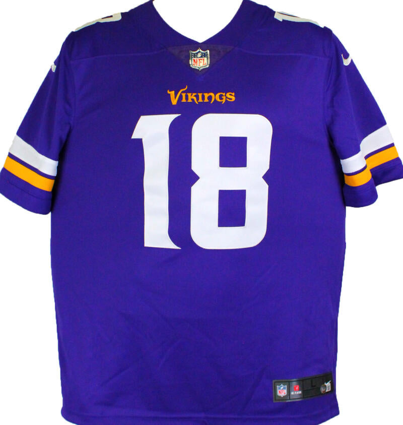 Justin Jefferson Nike Elite Authentic Minnesota Vikings Jersey 