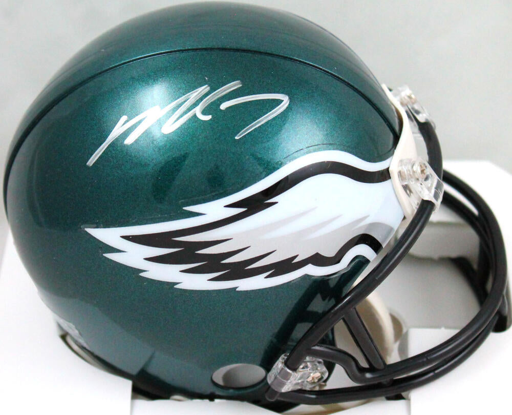 Michael Vick Autographed Philadelphia Eagles Mini Helmet-JSA W *Silver –  The Jersey Source