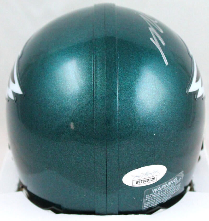 Michael Vick Autographed Philadelphia Eagles Mini Helmet-JSA W *Silver –  The Jersey Source