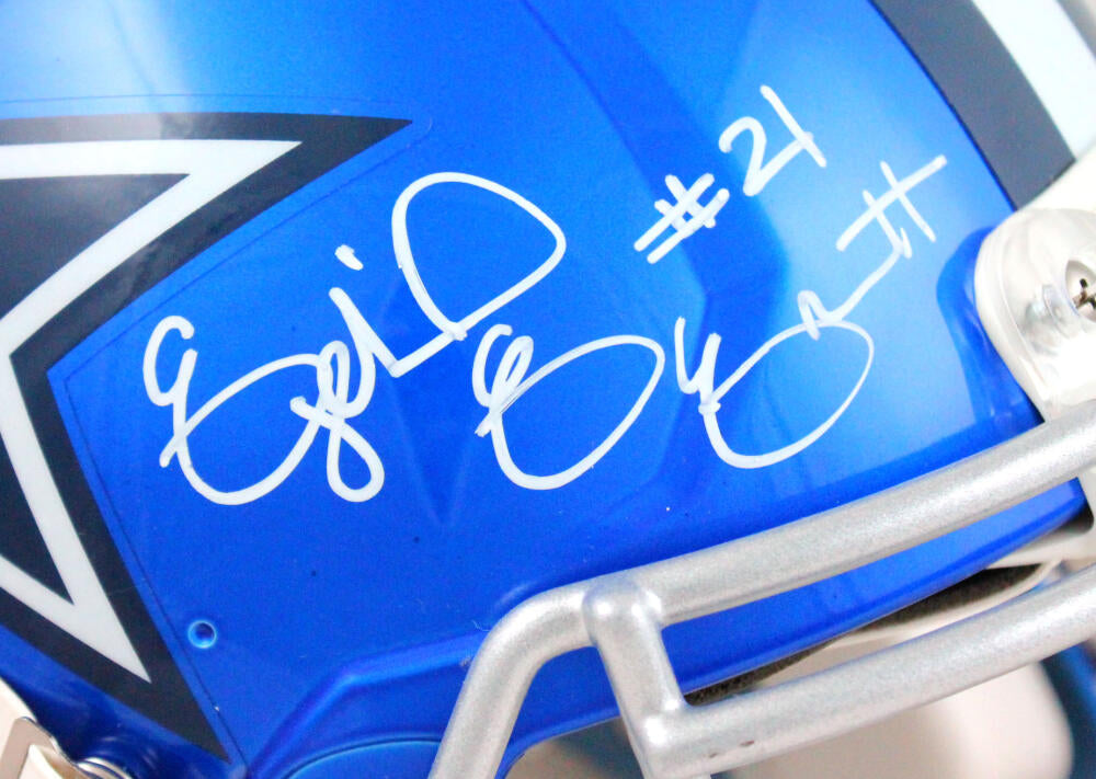 Ezekiel Elliott Autographed Cowboys Lunar F/S Speed Helmet