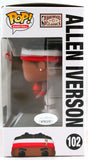 Allen Iverson Autographed Funko Pop Figurine #102- JSA W *Red