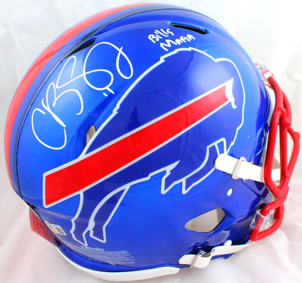 Cole Beasley Buffalo Bills Autographed Fanatics Authentic Riddell