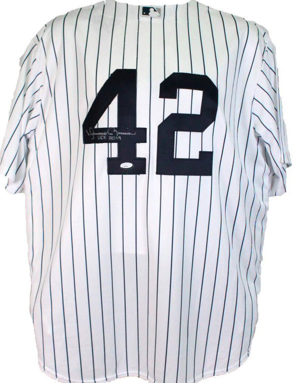 Mariano Rivera Autographed P/S New York Yankees Jersey Cool Base W/HOF-JSA