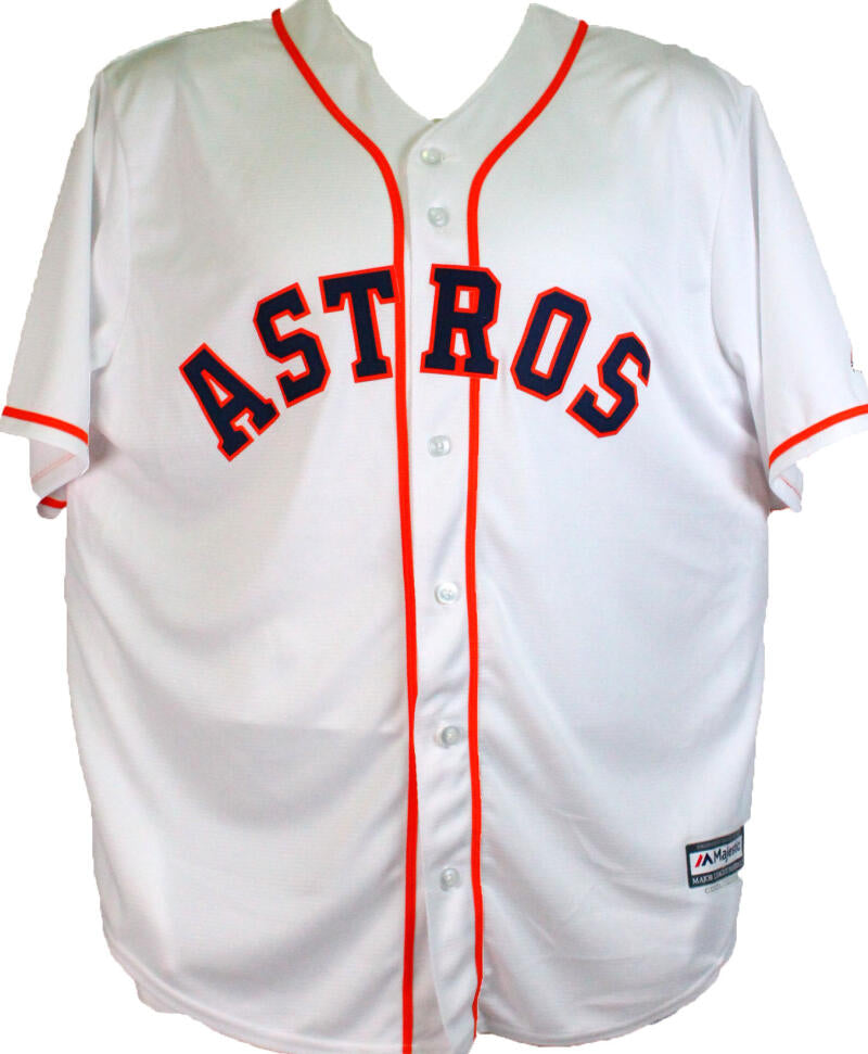 Jose Altuve Autographed Houston Astros Majestic Jersey w/ WS Patch- Be –  The Jersey Source