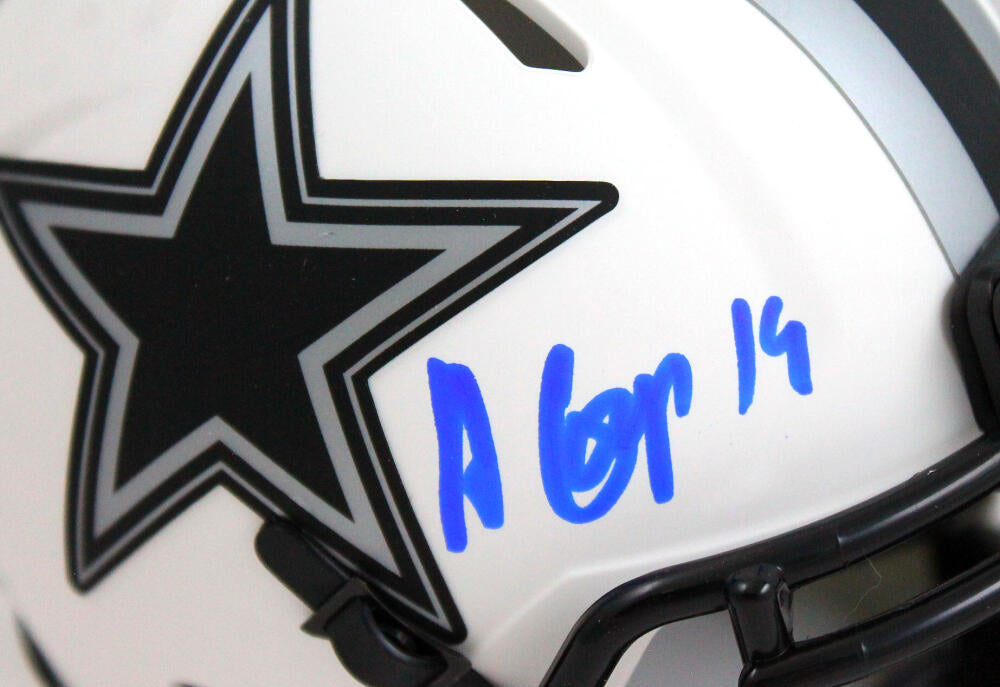 Amari Cooper Signed Dallas Cowboys Lunar Speed Mini Helmet-Beckett