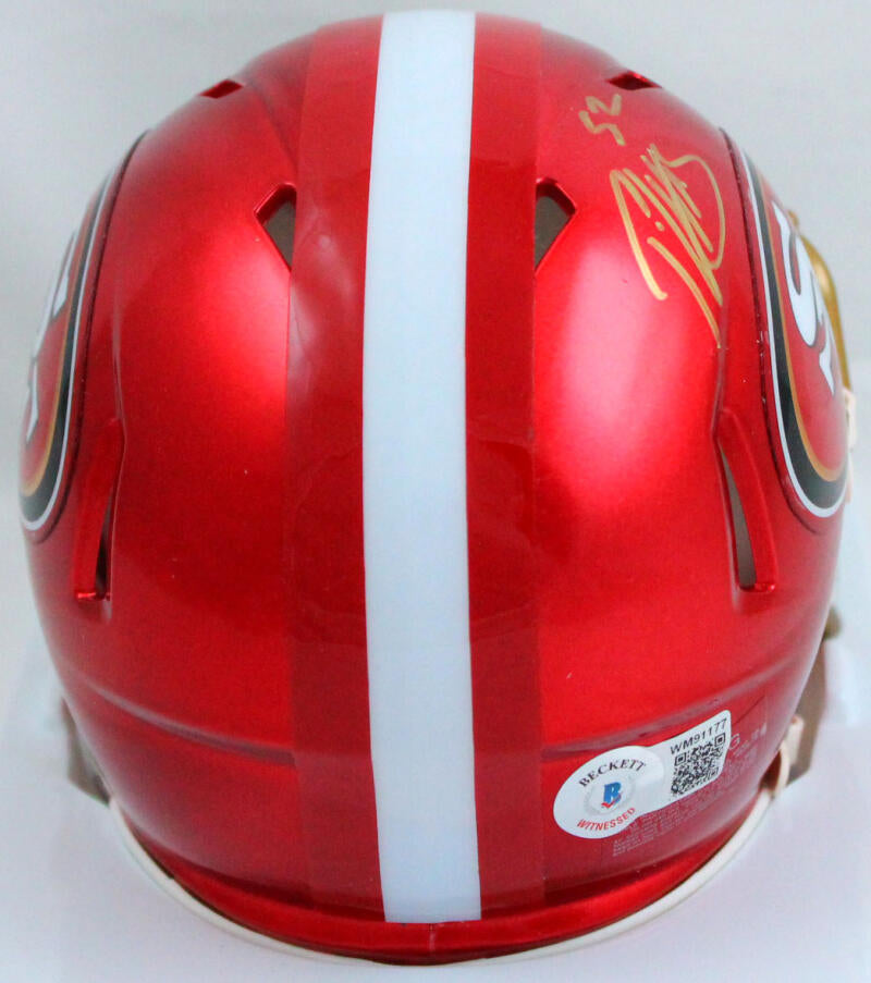 Patrick Willis Signed San Francisco 49er's Full Size Replica Helmet  Beckett/COA