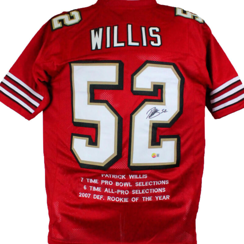 Patrick Willis Autographed Signed Jersey - Black - Beckett Authentic